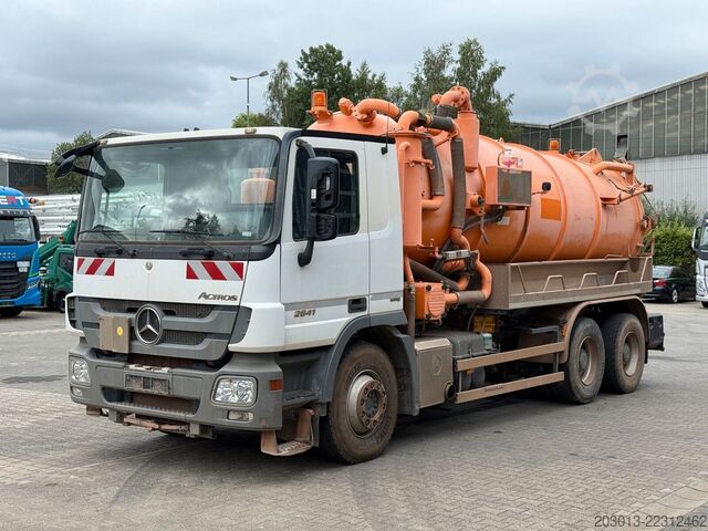 Vacuum tank truck MERCEDES-BENZ 2641 Kanalreiniger Tollense 15.000 L 6x4