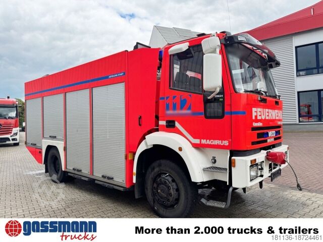 Fire truck Iveco FF135E24W 4x4, Rüstwagen RW2, Seilwinde