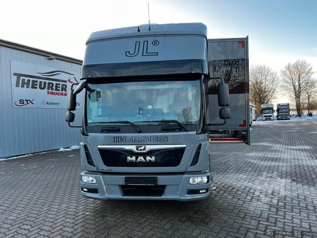 Viehtransporter LKW MAN 12 250 5 Pferde Pop-Out