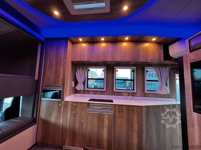 Viehtransporter LKW MAN 12 250 5 Pferde Pop-Out