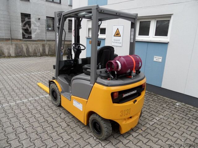 Treibgasstapler Jungheinrich TFG 316 - Wiegezinken - Freihub