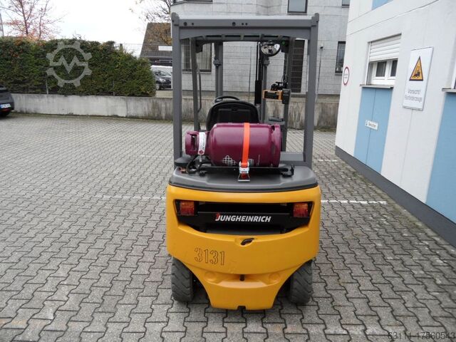 Treibgasstapler Jungheinrich TFG 316 - Wiegezinken - Freihub