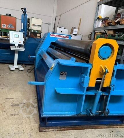 Hydr. Vierwalzen Rundbiegemaschine PARMIGIANI VHB 2600 x 16/12 mm