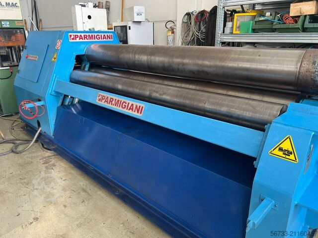 Hydr. Vierwalzen Rundbiegemaschine PARMIGIANI VHB 2600 x 16/12 mm