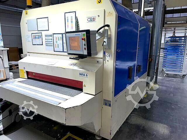 Breitbandschleifmaschine mit Entstaubung HEESEMANN MFA 6