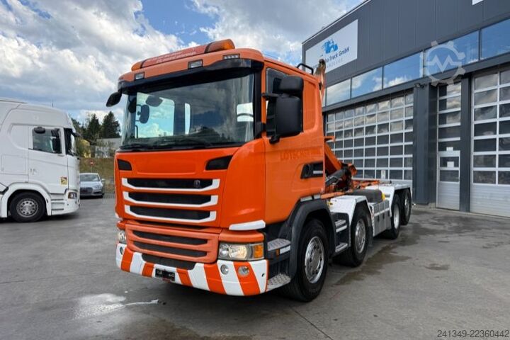 Abrollkipper SCANIA G490 8x2 Hiab 20T