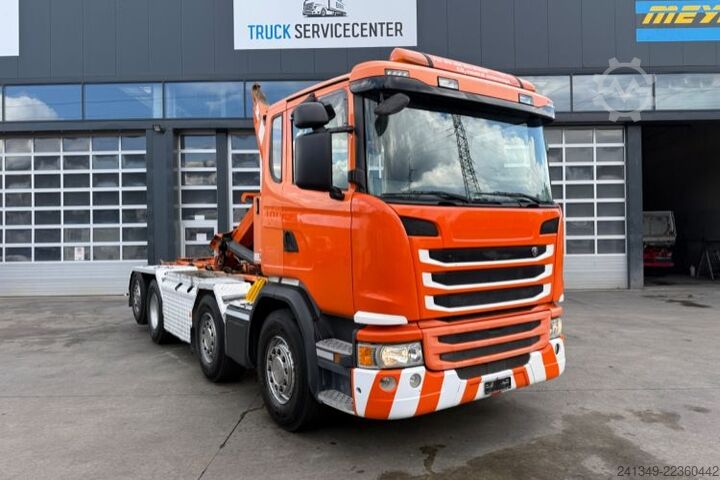 Abrollkipper SCANIA G490 8x2 Hiab 20T