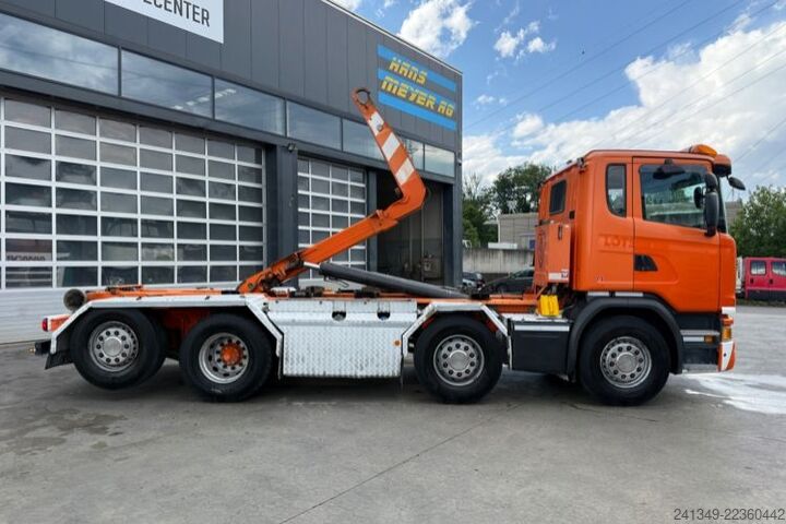 Abrollkipper SCANIA G490 8x2 Hiab 20T
