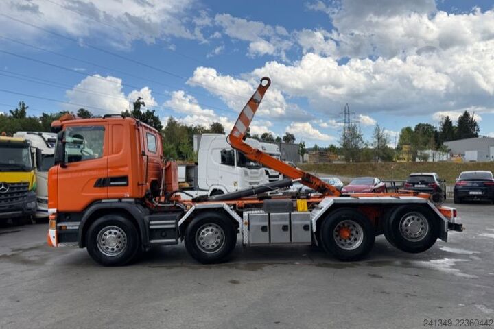 Abrollkipper SCANIA G490 8x2 Hiab 20T