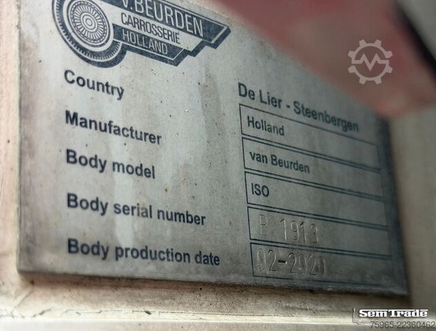 Refrigerated truck DAF XF 480 FAN SSC EURO 6D RETARDER/INTARDER FULL AI