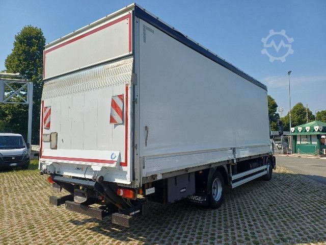 Flatbed truck with tarp IVECO EUROCARGO ML120E25