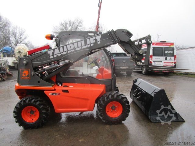 Teleskopstapler starr Ausa T144 HX4 - 4m-1,4 Ton. mit Schaufel+Palettengabel