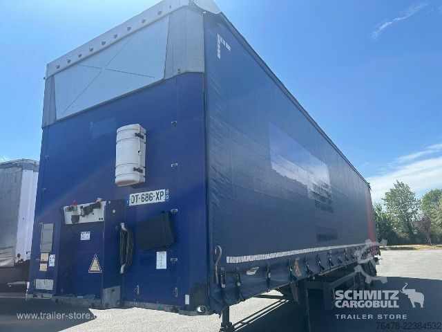 Auflieger mit Pritsche & Plane Schmitz Cargobull Curtainsider Mega