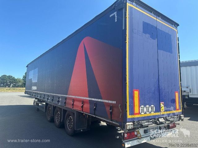 Auflieger mit Pritsche & Plane Schmitz Cargobull Curtainsider Mega