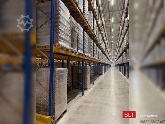 Heavy-duty shelving pallet racks 30,80 lfm STOW Palettenregale, H: 690cm Fachlast: 2250 kg, PNB0472, Regale