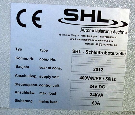 Grinding Cell SHL Schleifroboterzelle