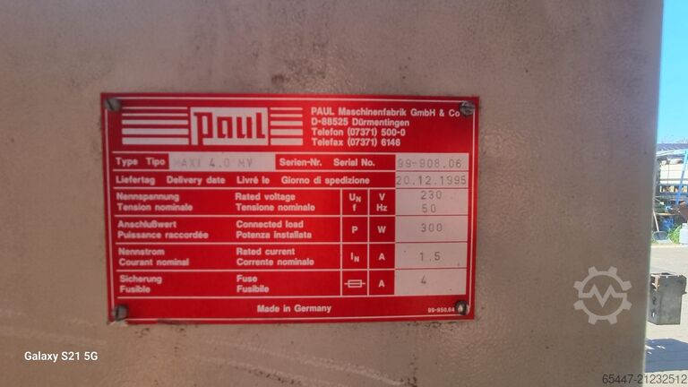 Paul 11 11MKL 14E MAXI 4.0 Ersatzteile Paul 11 mkl