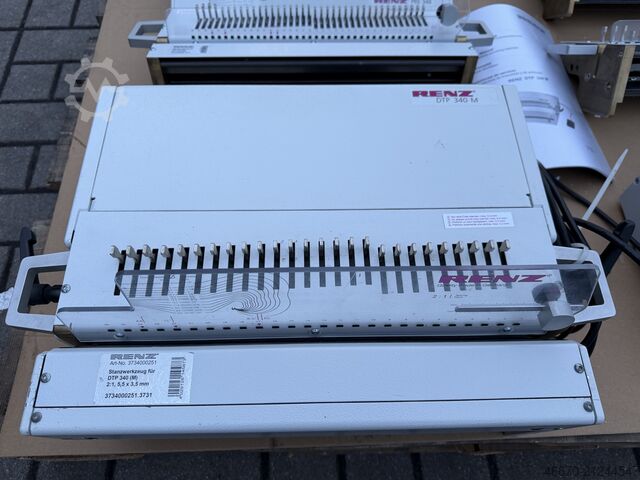 Elektrische Stanzmaschine mit Zubehör Renz DTP 340 M