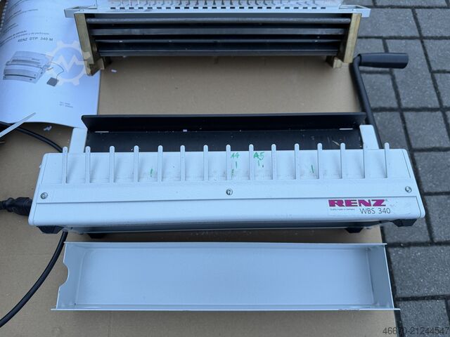 Elektrische Stanzmaschine mit Zubehör Renz DTP 340 M