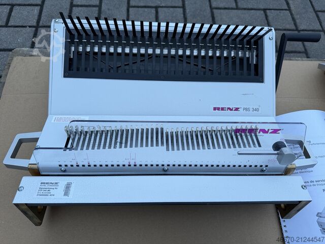 Elektrische Stanzmaschine mit Zubehör Renz DTP 340 M