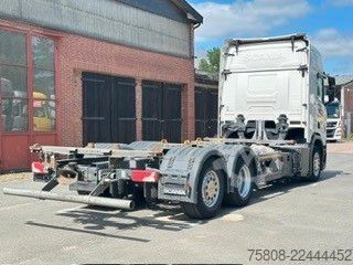 Swap body truck SCANIA R450 BDF 6x2 Lenk Retarder ACC