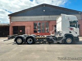 Swap body truck SCANIA R450 BDF 6x2 Lenk Retarder ACC