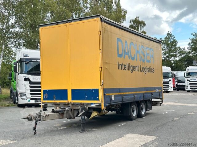 Open trailer with tarp FLIEGL TPS 100 Plane Durchlader Edscha verzinkt