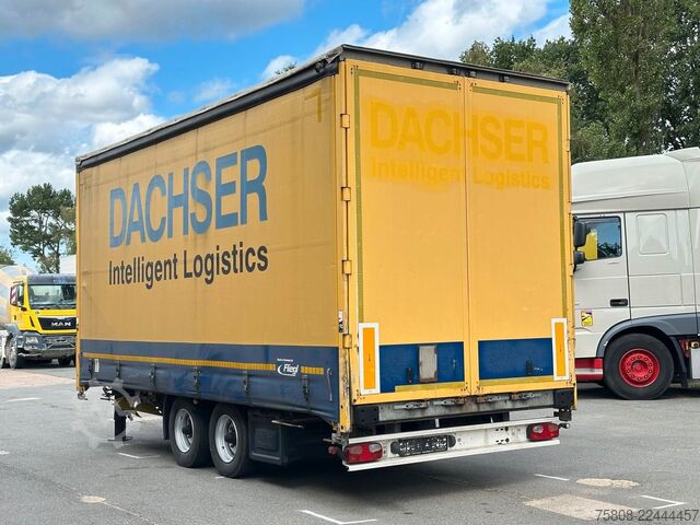 Open trailer with tarp FLIEGL TPS 100 Plane Durchlader Edscha verzinkt