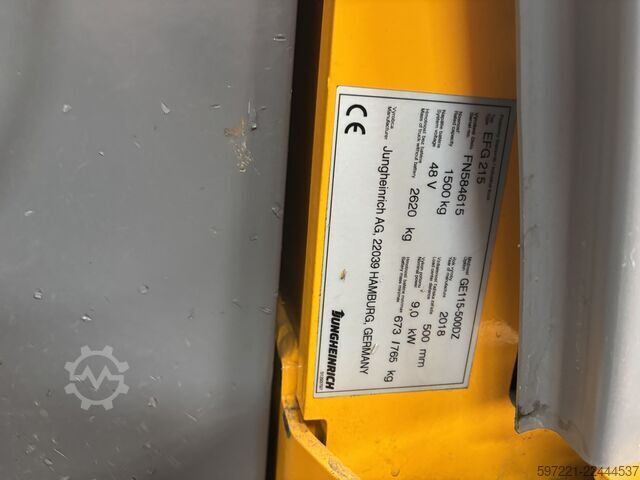Electric - 3 wheels Jungheinrich EFG 215