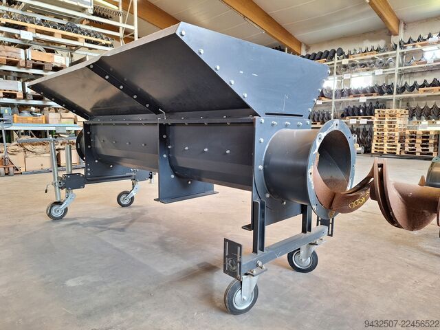 Screws, troughs, hoppers, and systems Wildfellner divers