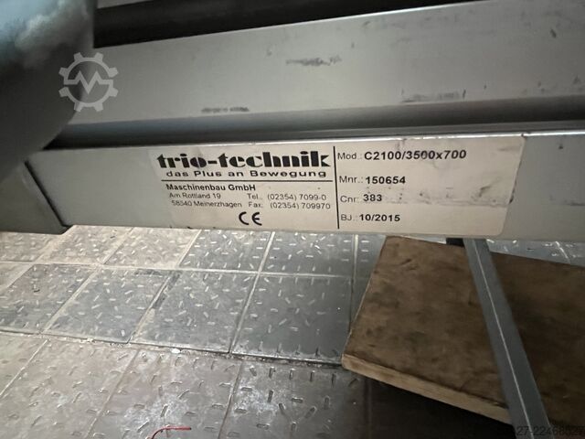 Förderband trio-technik C2100/3500x700