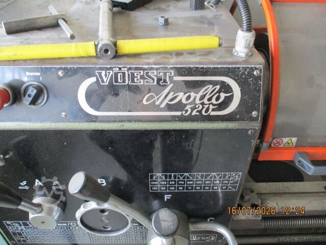 Center lathe Voest Apollo DA 260 / 71