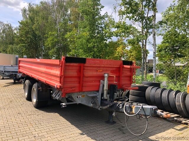 Dreiseitenkipper Anhänger Möslein TTD 19 Schwebheim  19 t Tandemkipper- Tieflader, Breitbereifung
