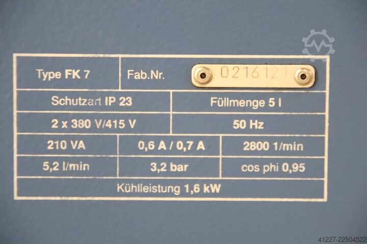 Refrigeration compressor unbekannt Cooling 7  FK 7