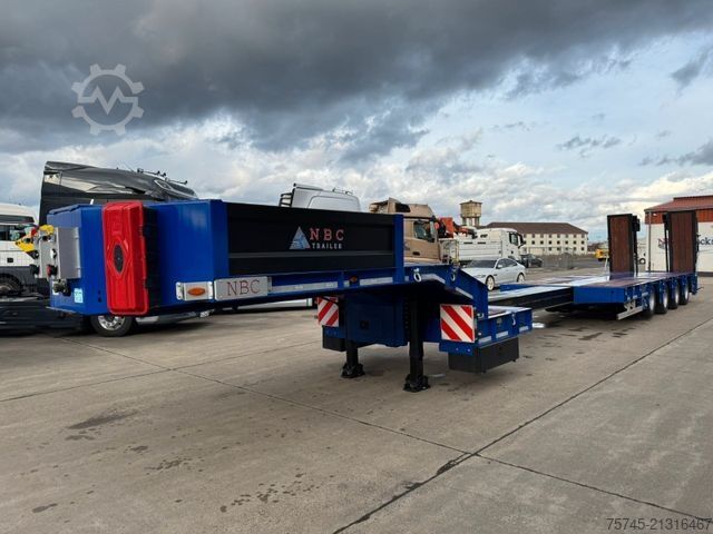 Low loader semitrailer  GVN TIEFLADER*AUZIEHBAR 6 M*LENKACHSE*PEN