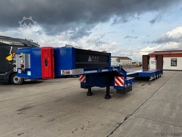 Low loader semitrailer  GVN TIEFLADER*AUZIEHBAR 6 M*LENKACHSE*PEN