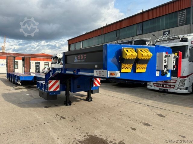 Low loader semitrailer  GVN TIEFLADER*AUZIEHBAR 6 M*LENKACHSE*PEN
