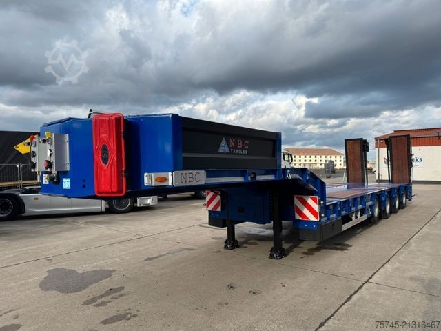 Low loader semitrailer  GVN TIEFLADER*AUZIEHBAR 6 M*LENKACHSE*PEN