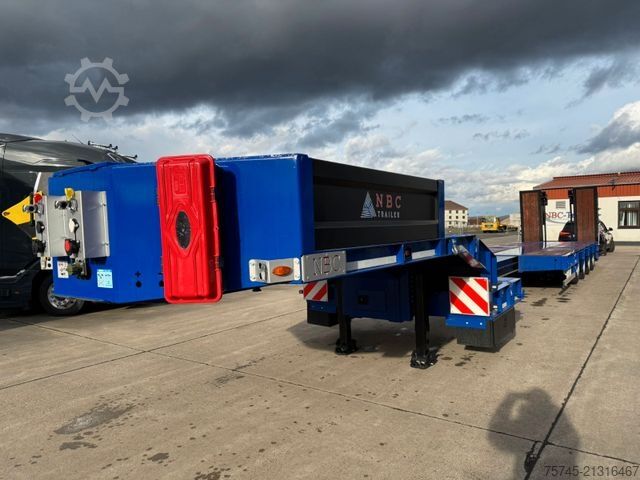 Low loader semitrailer  GVN TIEFLADER*AUZIEHBAR 6 M*LENKACHSE*PEN