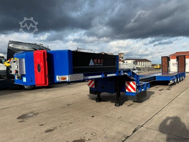 Low loader semitrailer  GVN TIEFLADER*AUZIEHBAR 6 M*LENKACHSE*PEN