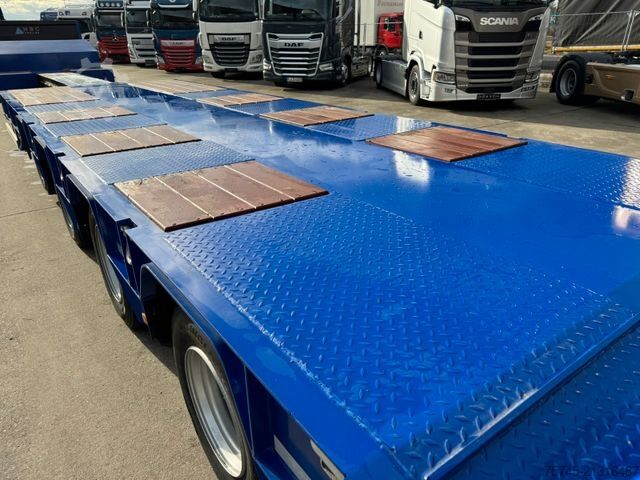 Low loader semitrailer  GVN TIEFLADER*AUZIEHBAR 6 M*LENKACHSE*PEN