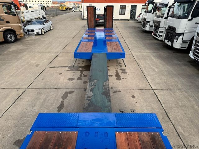 Low loader semitrailer  GVN TIEFLADER*AUZIEHBAR 6 M*LENKACHSE*PEN