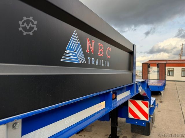 Low loader semitrailer  GVN TIEFLADER*AUZIEHBAR 6 M*LENKACHSE*PEN