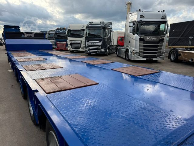 Low loader semitrailer  GVN TIEFLADER*AUZIEHBAR 6 M*LENKACHSE*PEN