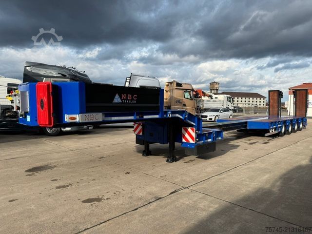 Low loader semitrailer  GVN TIEFLADER*AUZIEHBAR 6 M*LENKACHSE*PEN