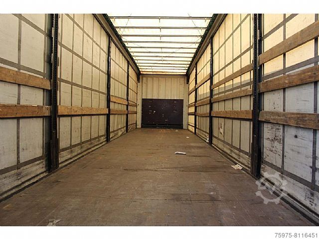 Flatbed + tarpaulin Krone semirimorchio centinato usato