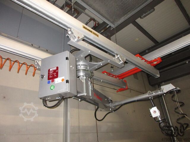 Kranhimmel Kran Hallenkran Kranbahn Demag Portalkran KBK2 500KG Kettenzug KBK II 4x4m 120Kg Dalmec Manipulator