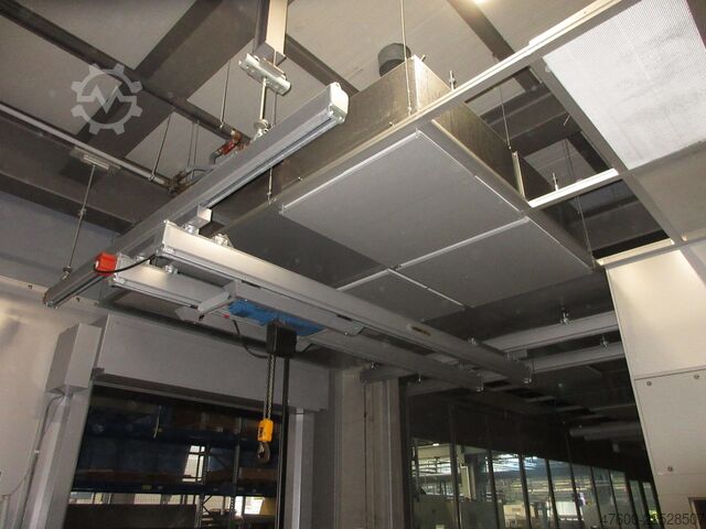 Kranhimmel Kran Hallenkran Kranbahn Demag Kranbahn KBK2 800KG 3x4m Zubehör Kettenzug DKES KBK 2 II KBK2 800Kg 3x4m