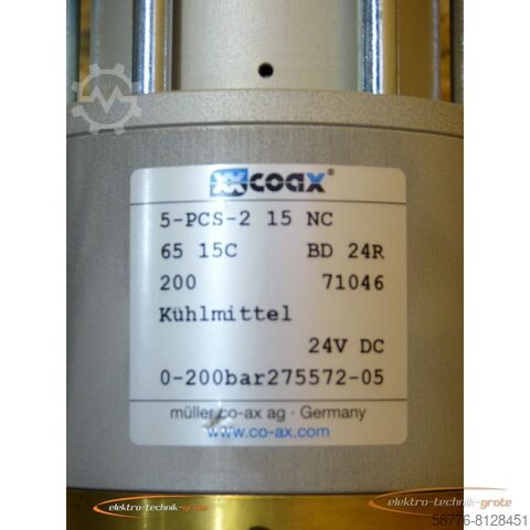 Component Müller co-ax 5-PCS-2 15 NC Ventil mit externem Antrieb 24V DC !