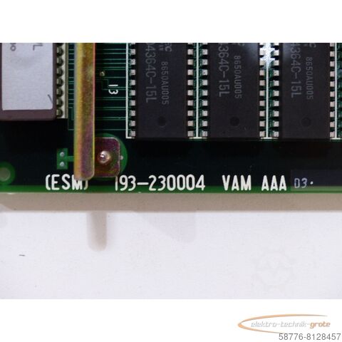 Component NEC 193-250004-B-02 / (ESM) 193-230004 VAM AAA Board